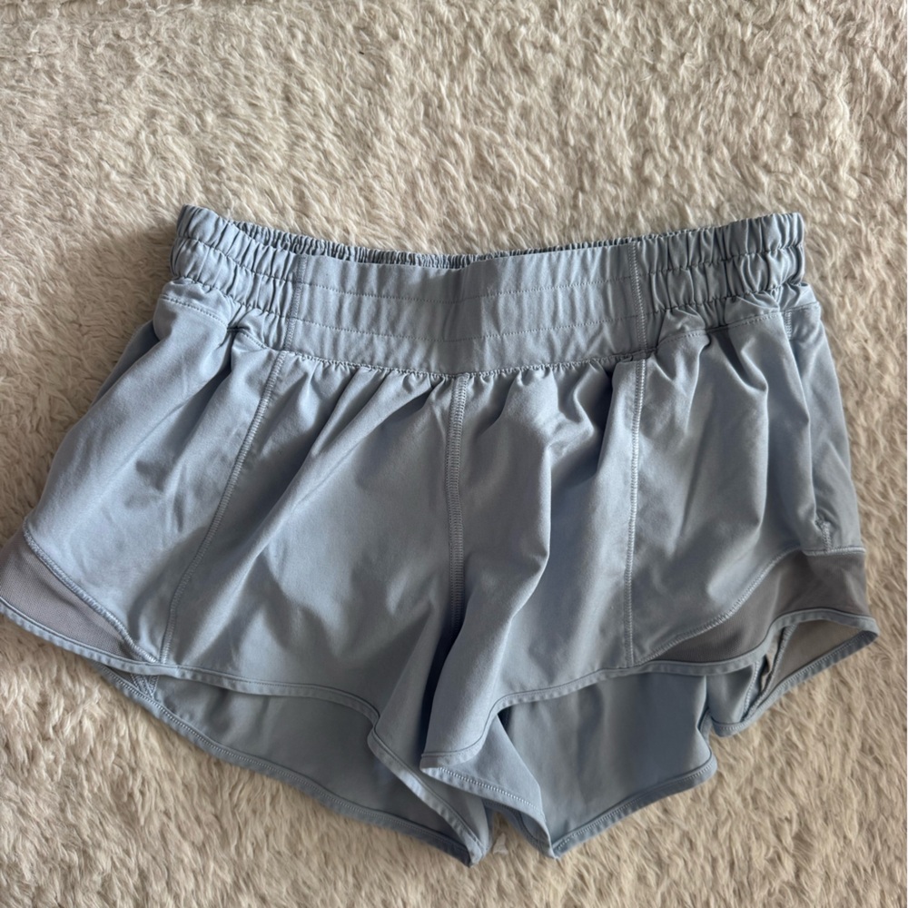 Lululemon Hotty Hot 2.5” Shorts in Baby Blue